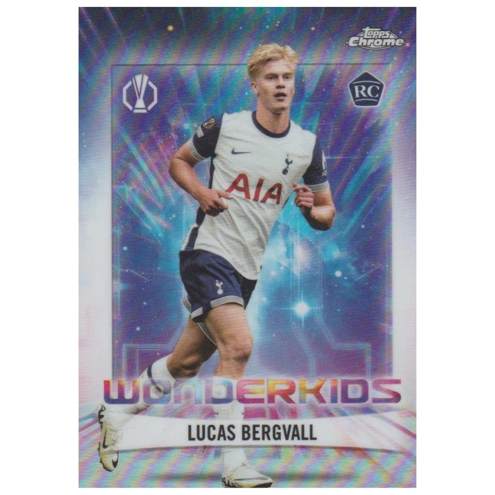 Lucas Bergvall - Tottenham - RC - Wonderkids - Topps Chrome UCC 24/25