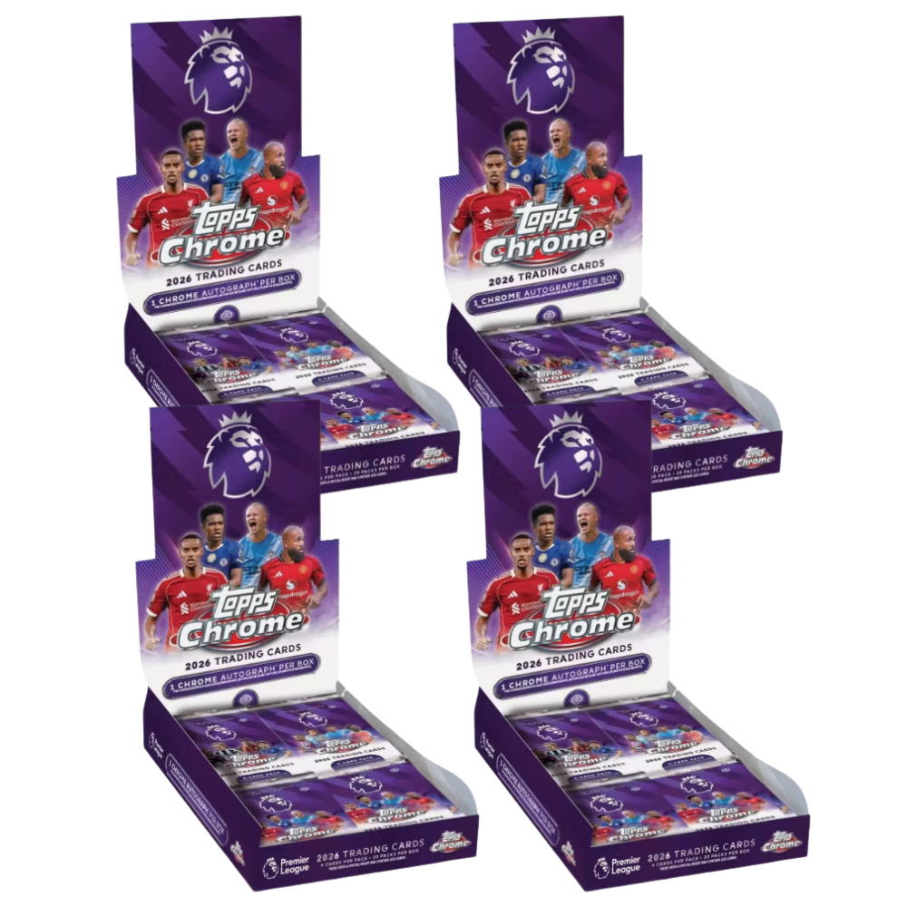 Break #792 - 4 x Topps Chrome Premier League 2026 - Hobby Box