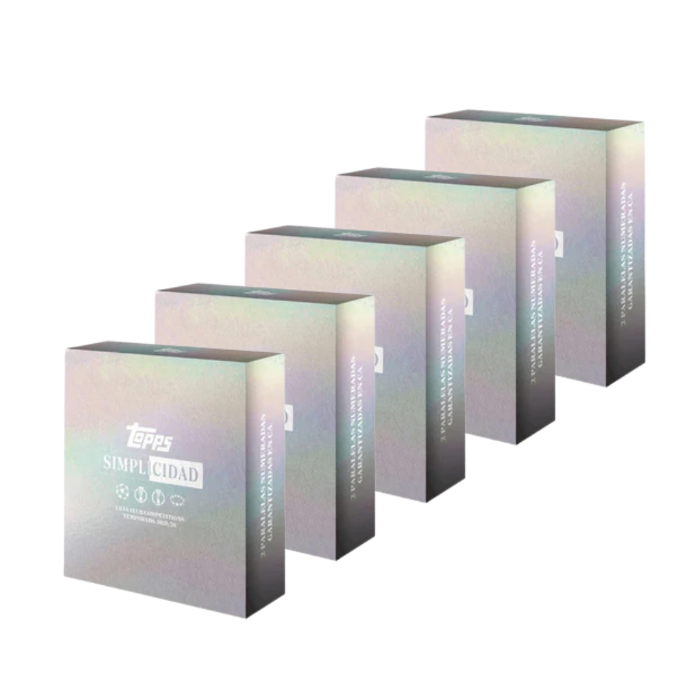 Break #903 - 5 x Topps UEFA Club Competitions Simplicidad 2025-26