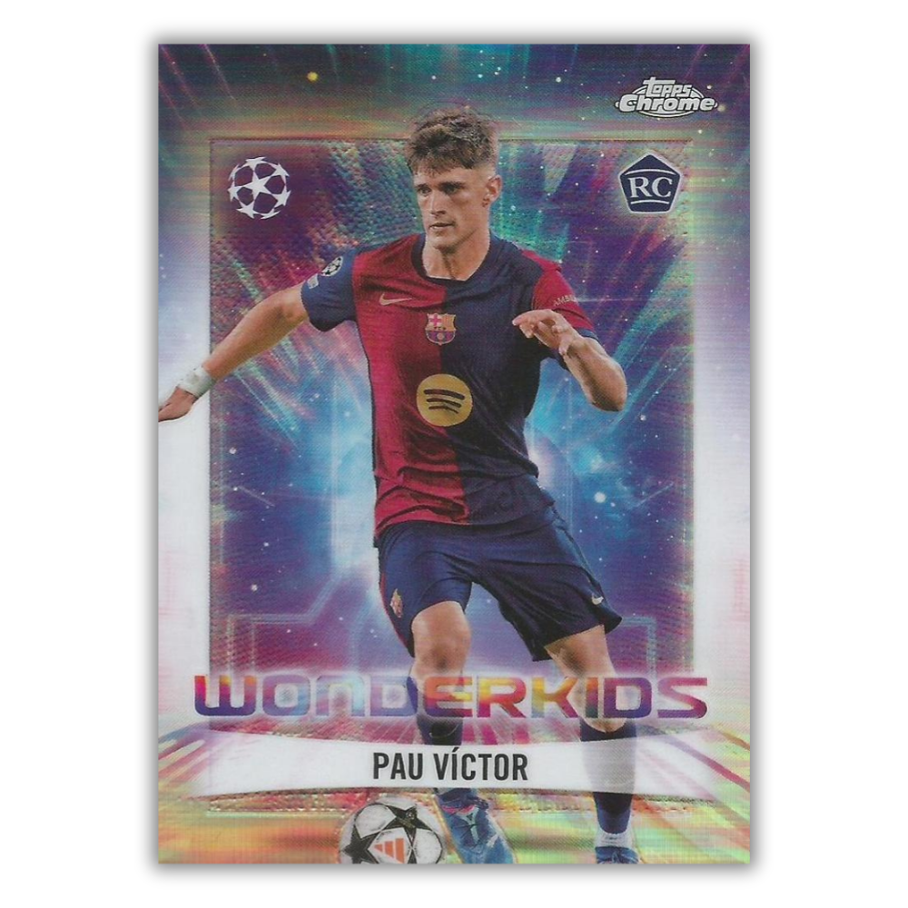 Pau Victor - Barcelona - RC - Wonderkids - Topps Chrome UCC 24/25