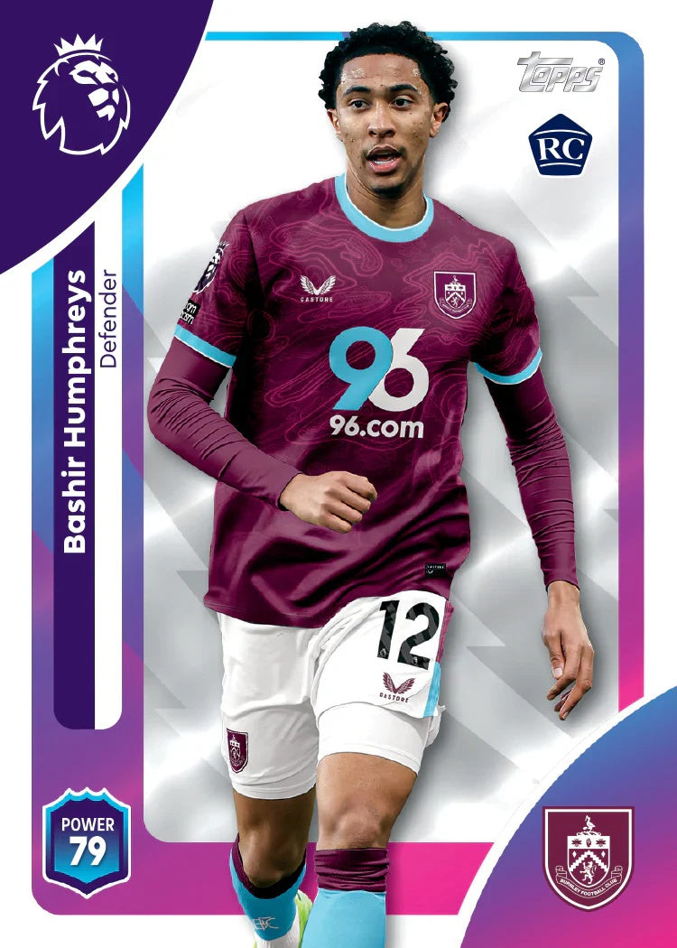 Topps Premier League 2026 Boosterpaket – 10 Fotbollskort
