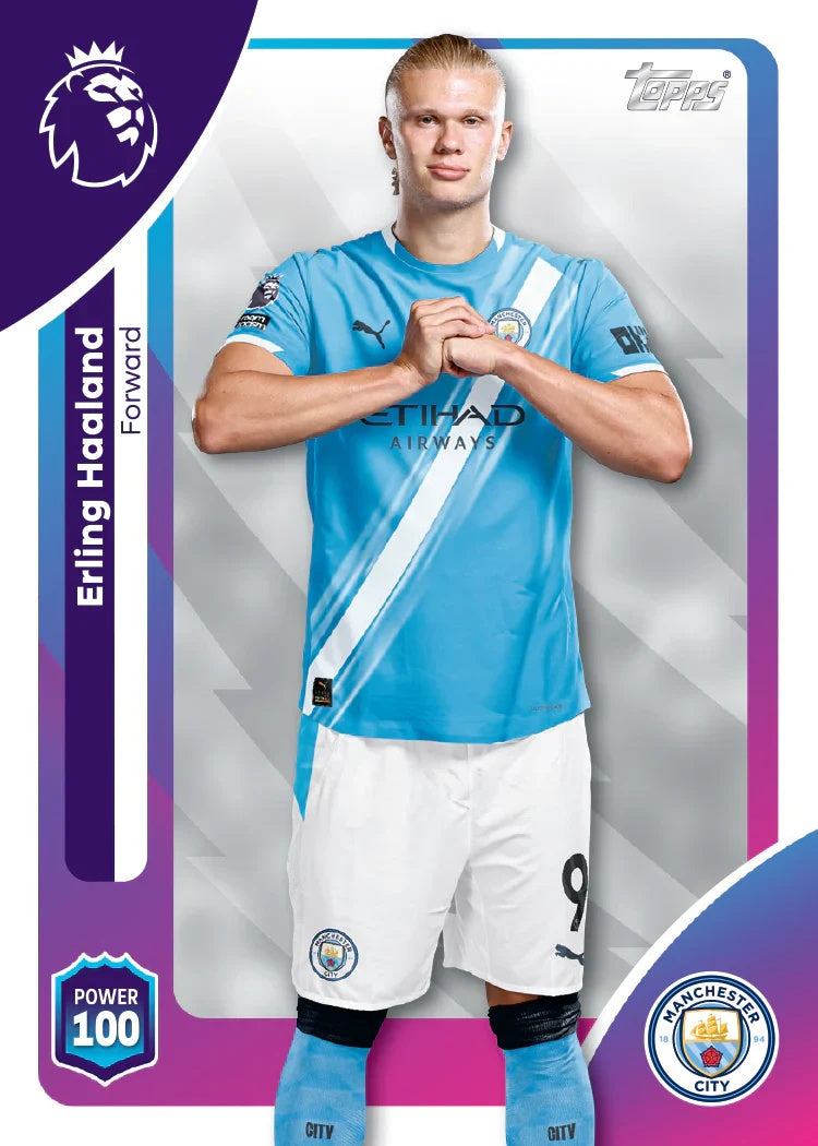 Topps Premier League 2026 Boosterpaket – 10 Fotbollskort