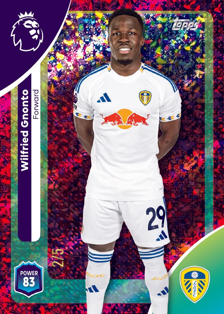 Topps Premier League 2026 Boosterpaket – 10 Fotbollskort