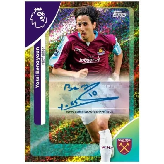 Topps Premier League 2026 Eco Pack – 25 samlarkort + 2 Limited Edition