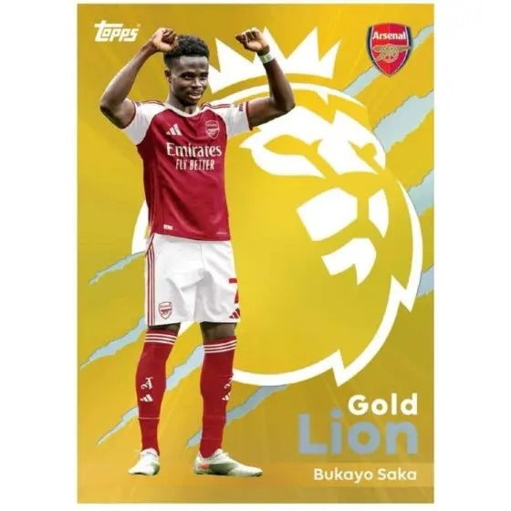 Topps Premier League 2026 Eco Pack – 25 samlarkort + 2 Limited Edition