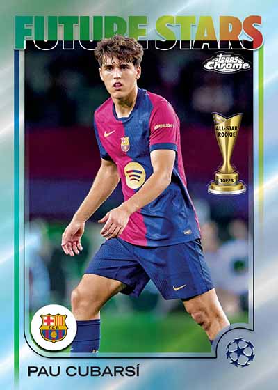 2024-25 Topps Chrome® UEFA Club Competitions - Hanger Box