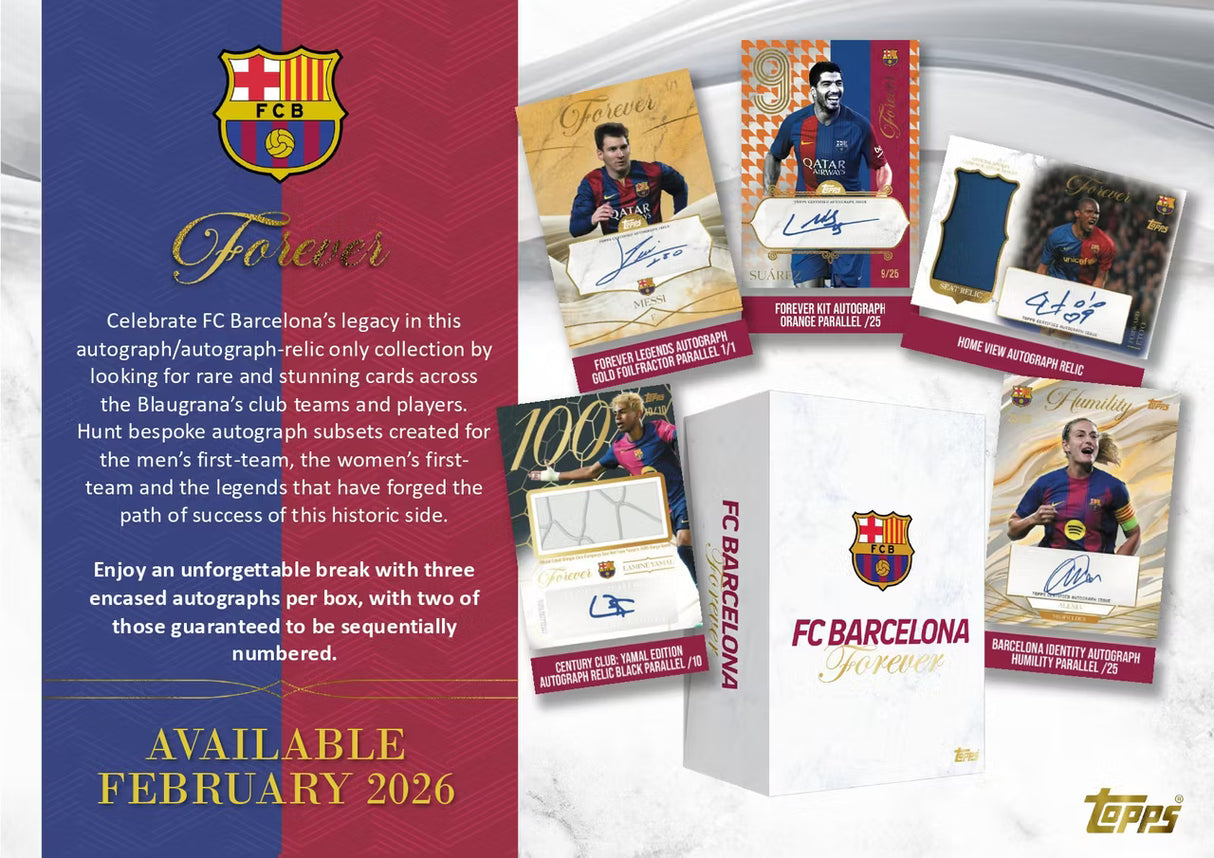 Break #806 - 1 x Topps Barcelona Forever 25/26 - Hobby box [RANDOM]