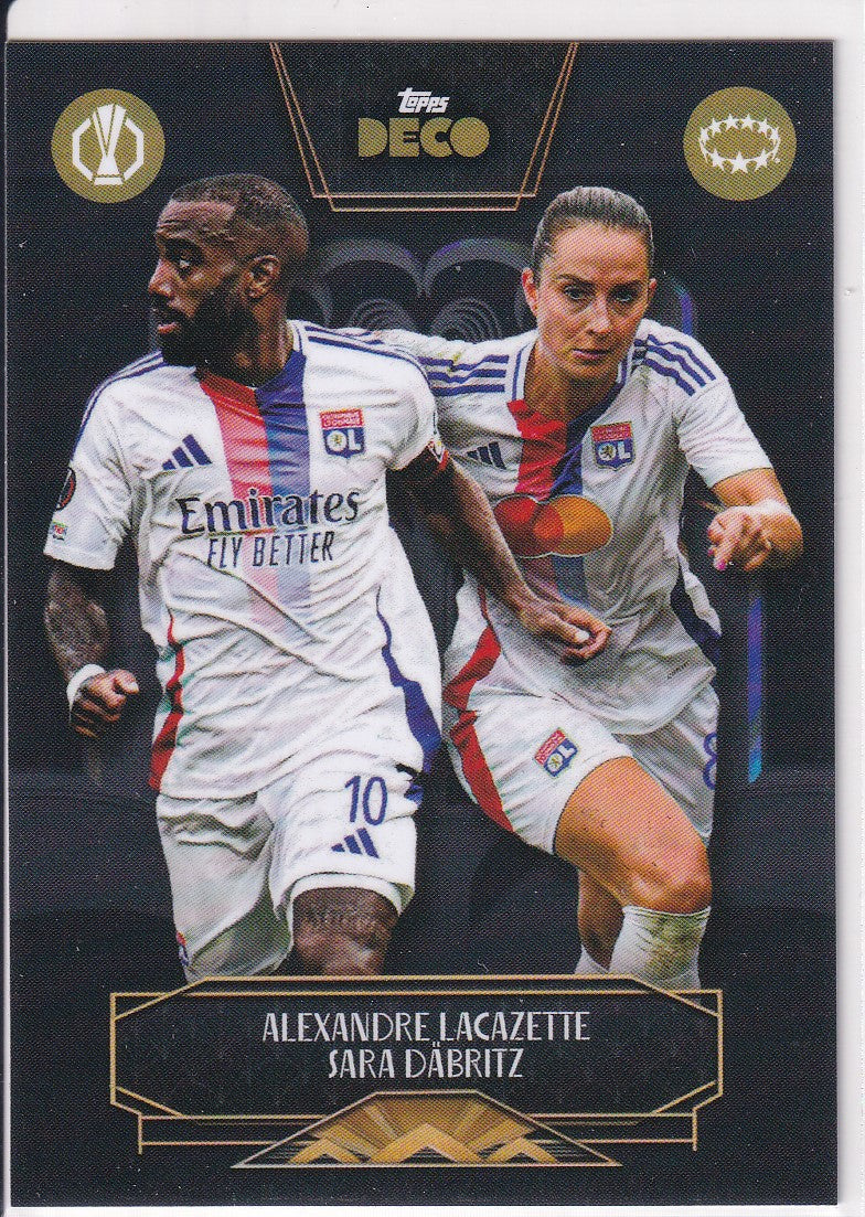 Lyon - Lacazette/Däbritz - Then&Now