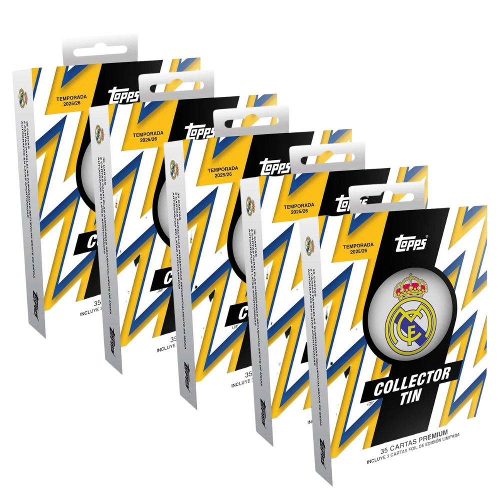 Break #692 - 5 x Topps Real Madrid 25/26 - Collector Tin