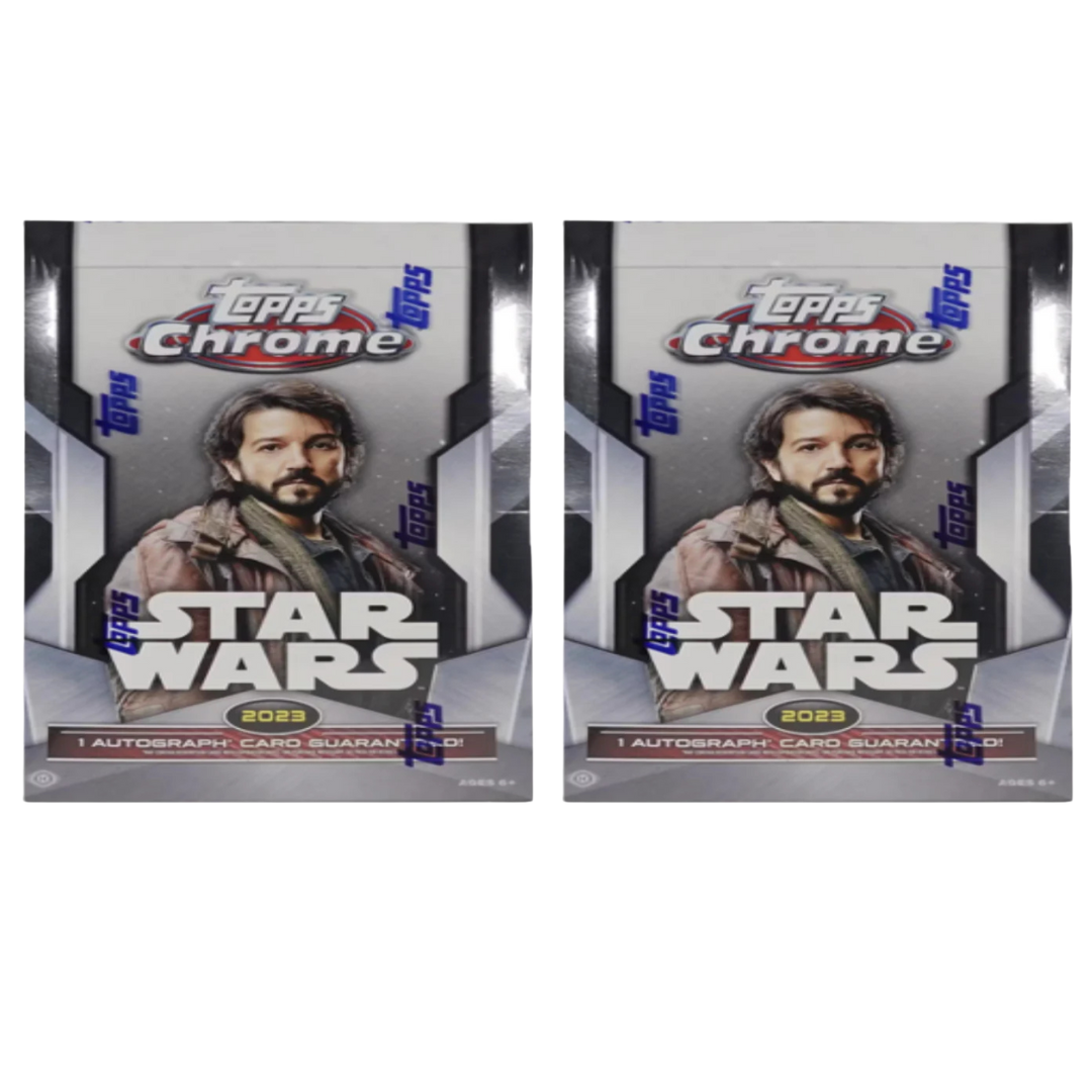 Break #49 - 2 x 2023 Topps Chrome Star Wars Hobby Box [RANDOM]