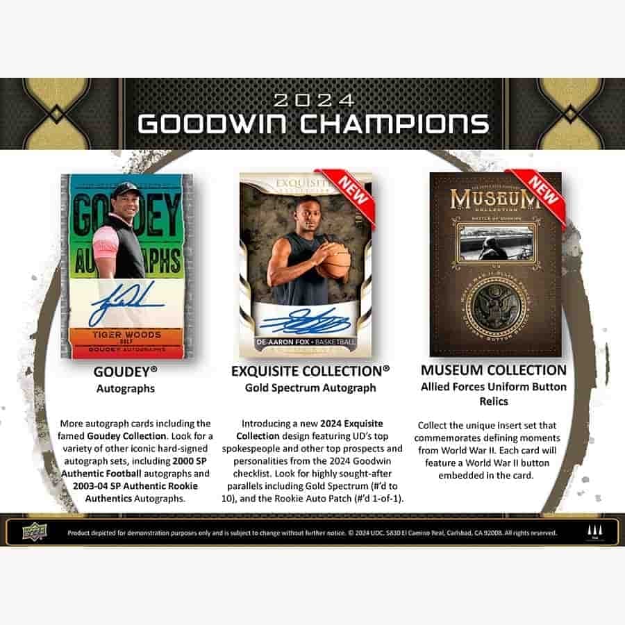 Upper Deck Goodwin Champions 2024