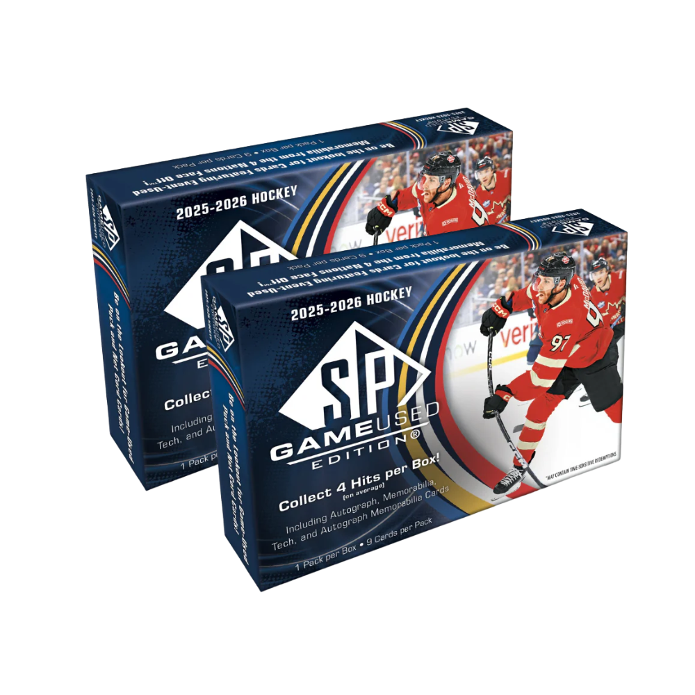 Break #917 - 2 x 2025-26 Upper Deck SP Game Used Hockey Hobby Box