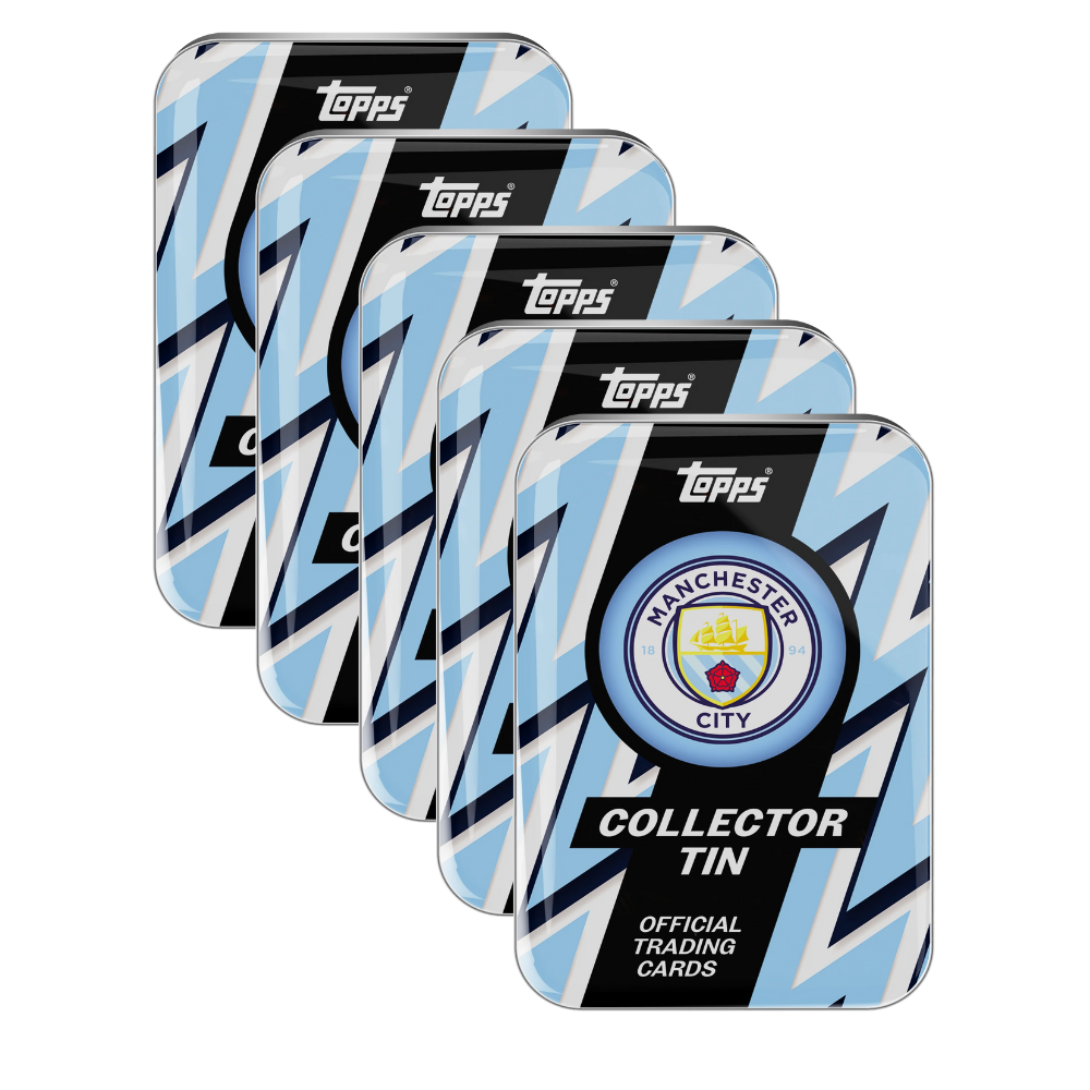 Break #624 - 5 x Topps Manchester City 25/26 - Collector Tin