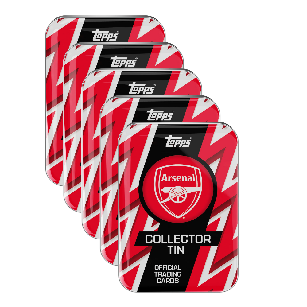 Break #627 - 5 x Topps Arsenal 25/26 - Collector Tin