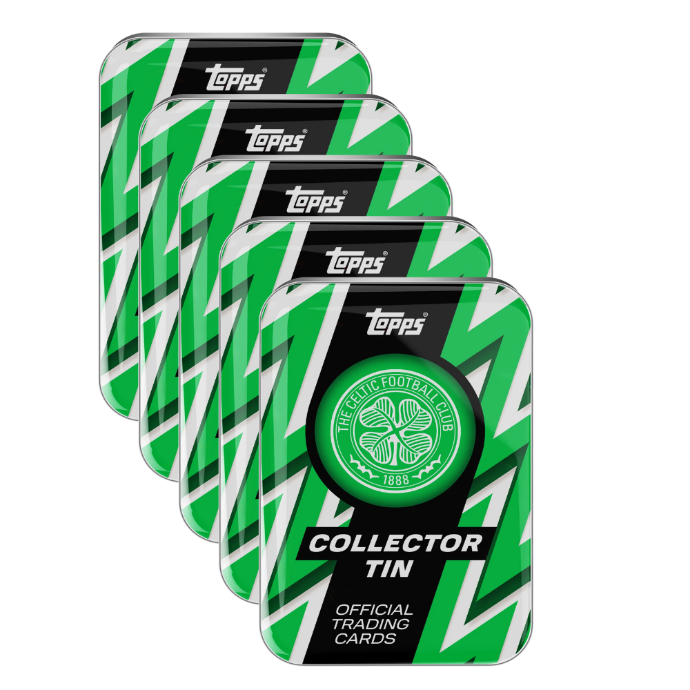Break #626 - 5 x Topps Celtic FC 25/26 - Collector Tin
