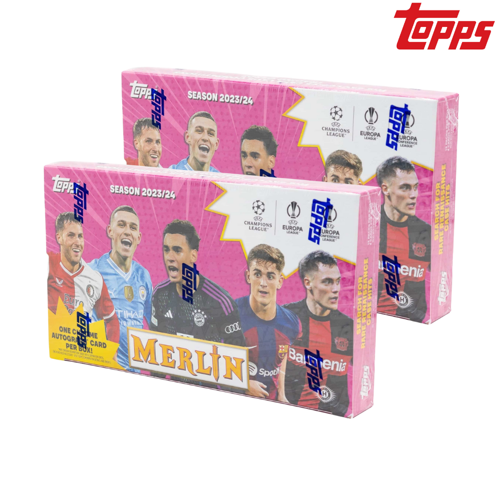 Break #490 - 2 x Topps Merlin UCC 2023-24 - Hobby Box