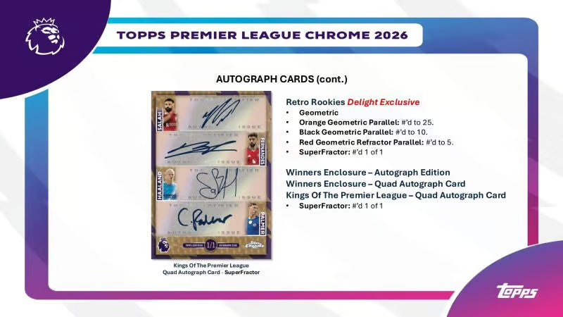 Break #782 - 6 x Topps Chrome Premier League 2026 - Breakers Delight Box [CASEBREAK]